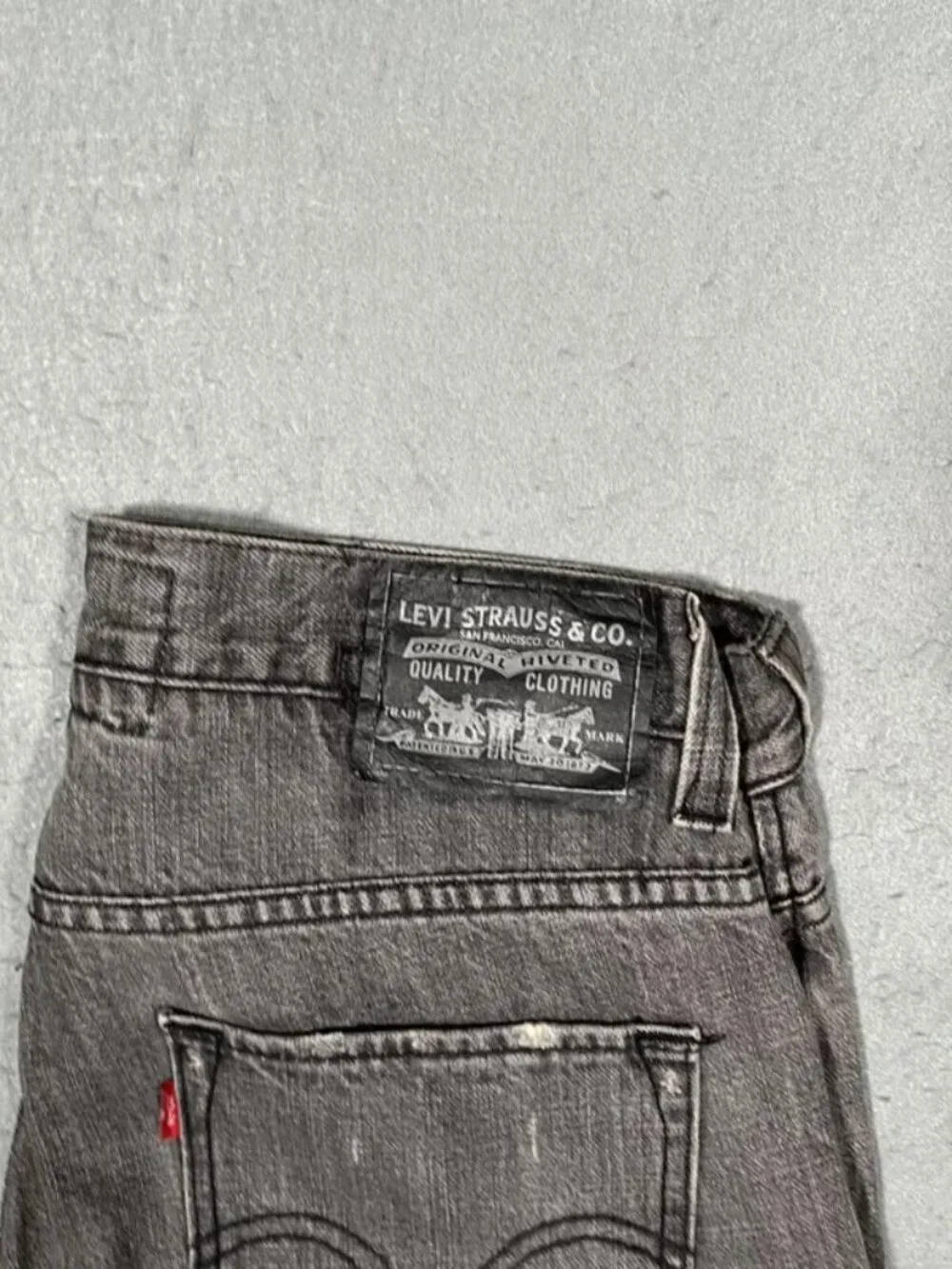 Levi’s 511 Skinny Signature Grey Denim Jeans Vintage Mens W32